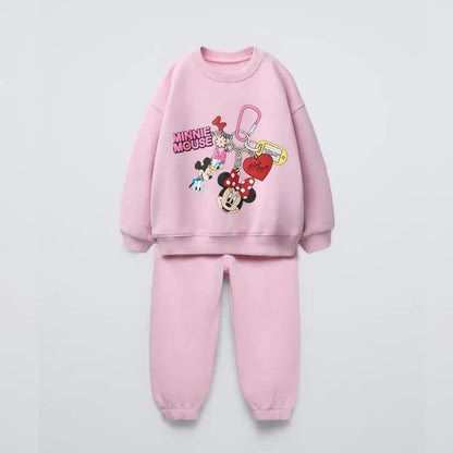 Cotton Sweatshirt and Pants Set