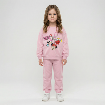 Cotton Sweatshirt and Pants Set