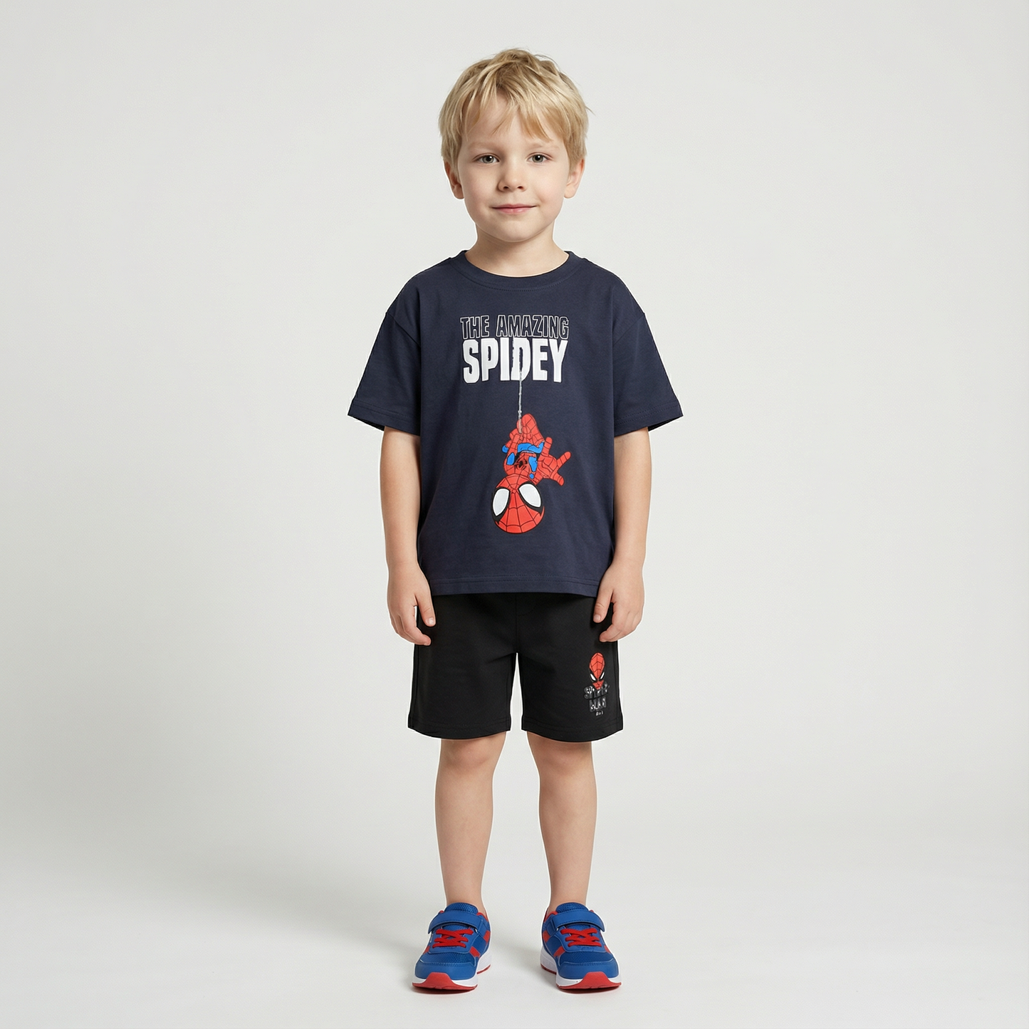 Cartoon T-Shirt and Shorts Set