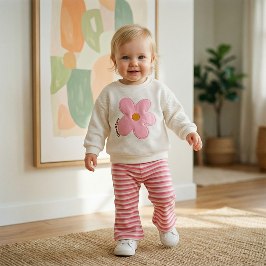 Cozy Two-Piece Outfit Set – Soft Top & Matching Bottoms