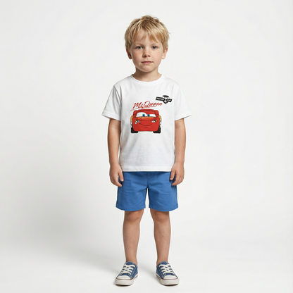 Cartoon T-Shirt and Shorts Set