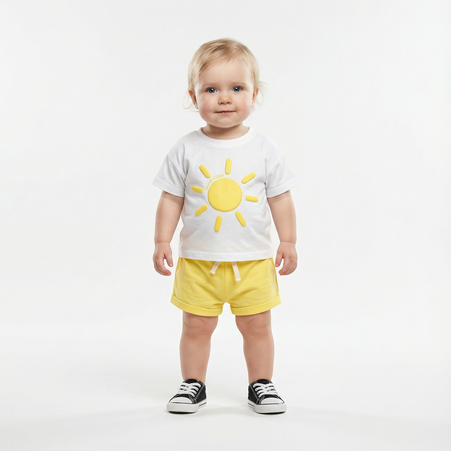 Cartoon T-Shirt and Shorts Set