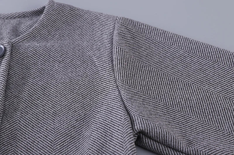 Children’s Elegant Jacket & Pants Set with Textured Fabric