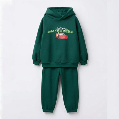 Cotton Sweatshirt and Pants Set
