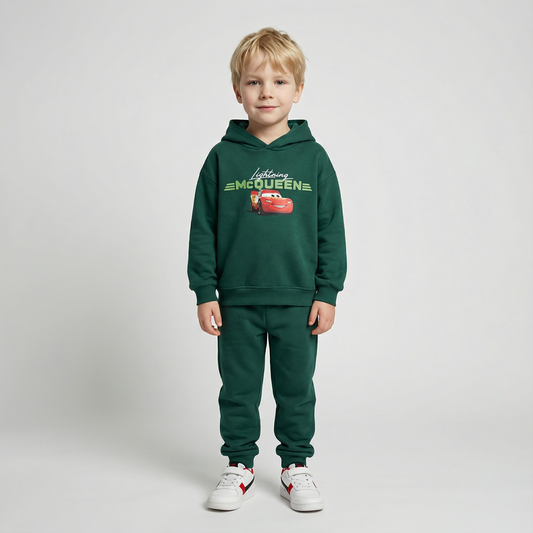 Cotton Sweatshirt and Pants Set