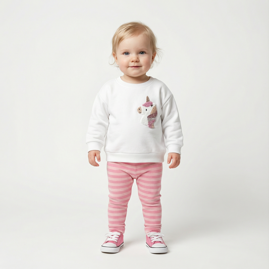 Cozy Two-Piece Outfit Set – Soft Top & Matching Bottoms