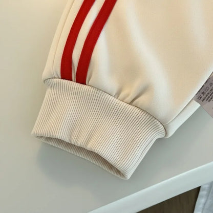 Cotton Sweatshirt and Pants Set