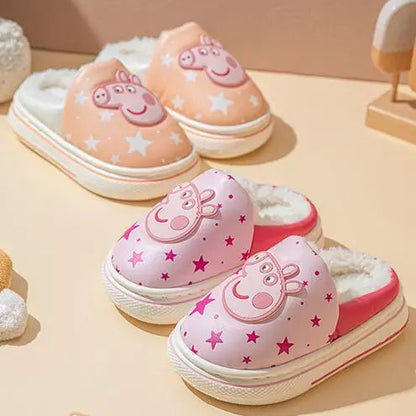 Peppa & George Pig Plush Warm Slippers
