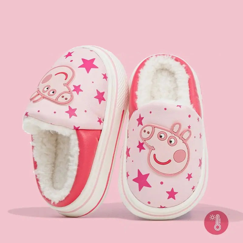 Peppa & George Pig Plush Warm Slippers