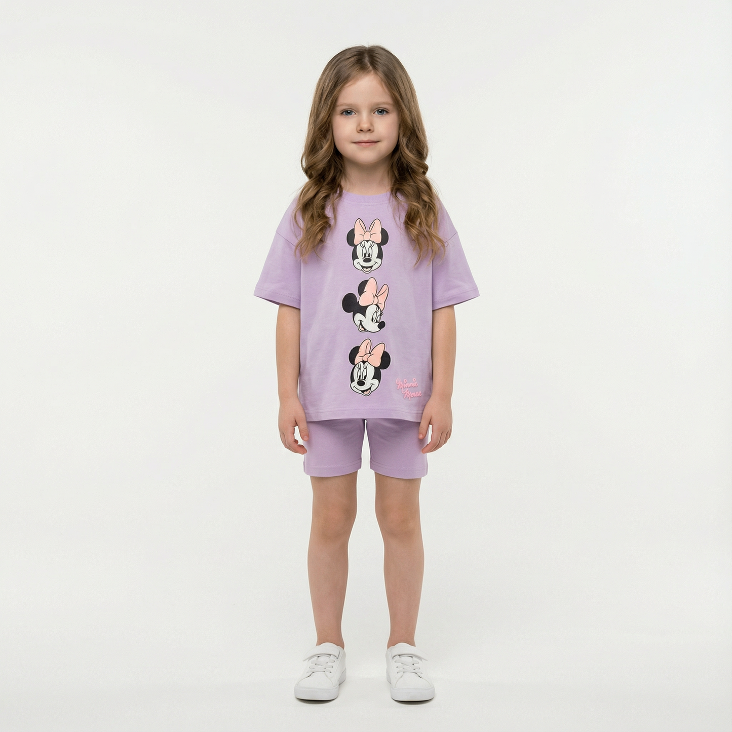 Cartoon T-Shirt and Shorts Set