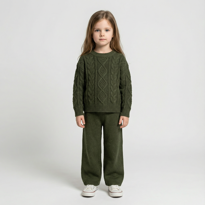 Cozy Two-Piece Outfit Set – Soft Top & Matching Bottoms