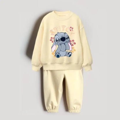 Cotton Sweatshirt and Pants Set