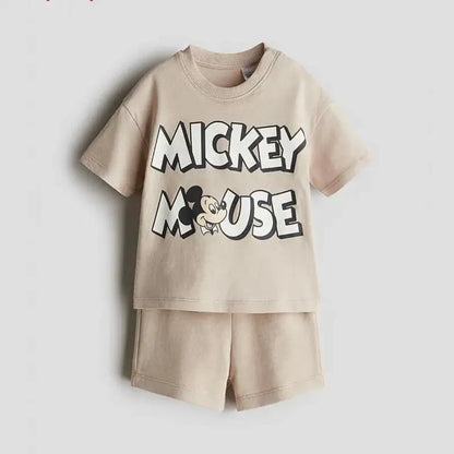 Cartoon T-Shirt and Shorts Set