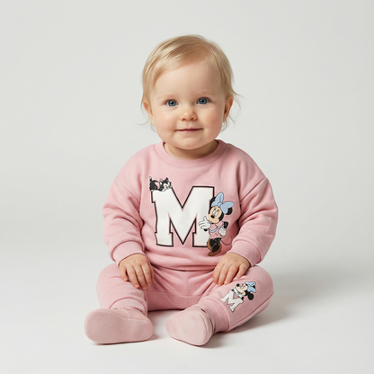 Cotton Sweatshirt and Pants Set