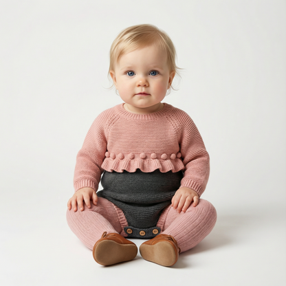 Cozy Knitted Overalls