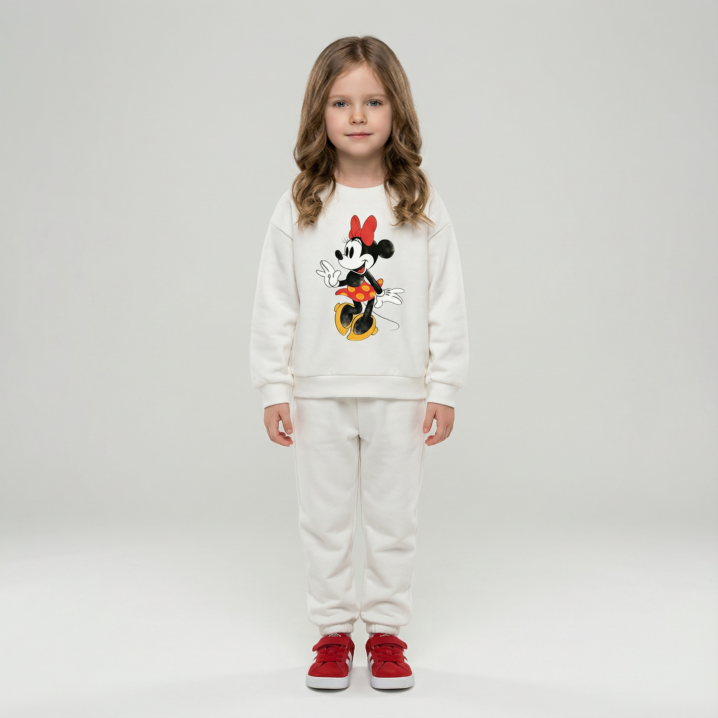 Cotton Sweatshirt and Pants Set