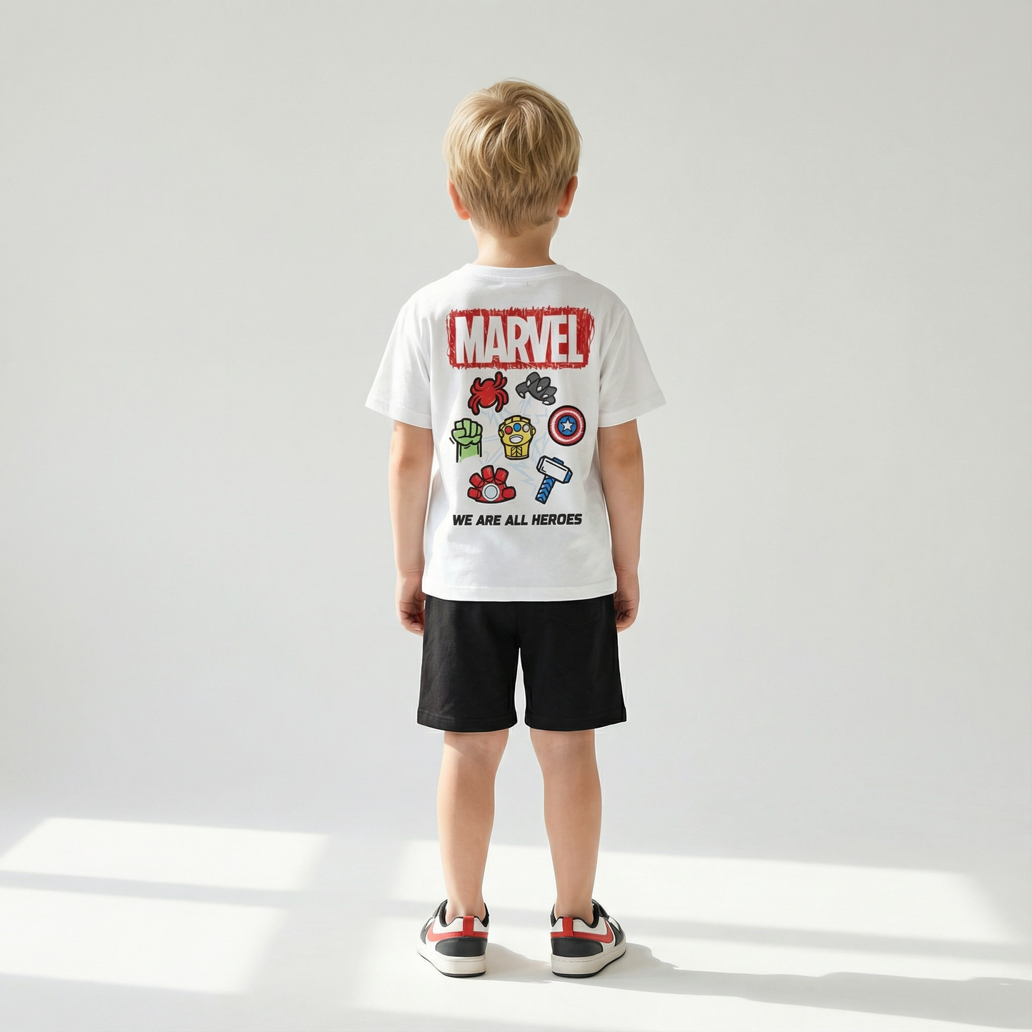 Cartoon T-Shirt and Shorts Set