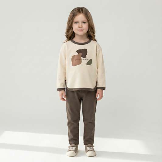 Cozy Two-Piece Outfit Set – Soft Top & Matching Bottoms