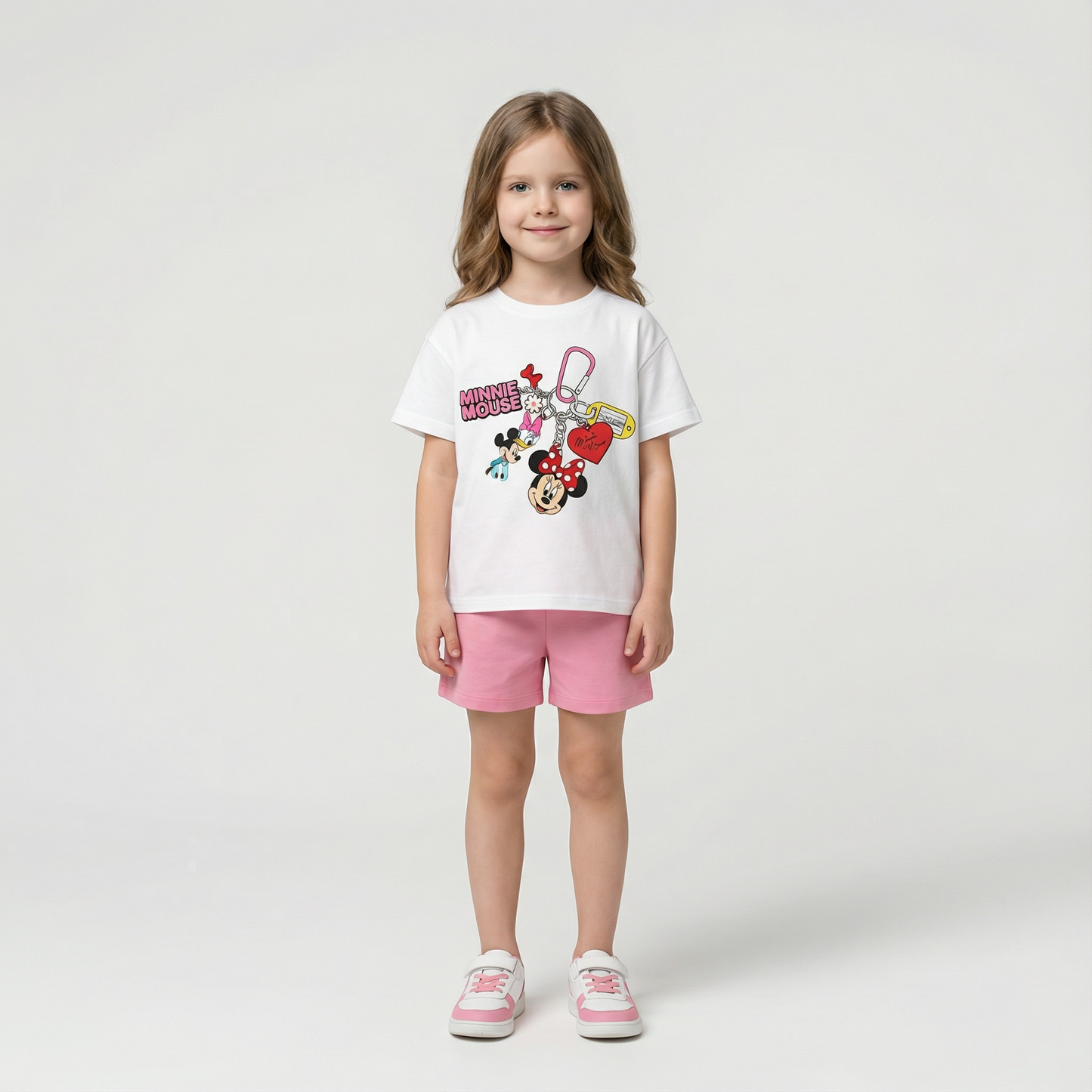Cartoon T-Shirt and Shorts Set