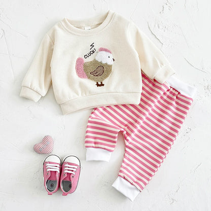 Cozy Two-Piece Outfit Set – Soft Top & Matching Bottoms