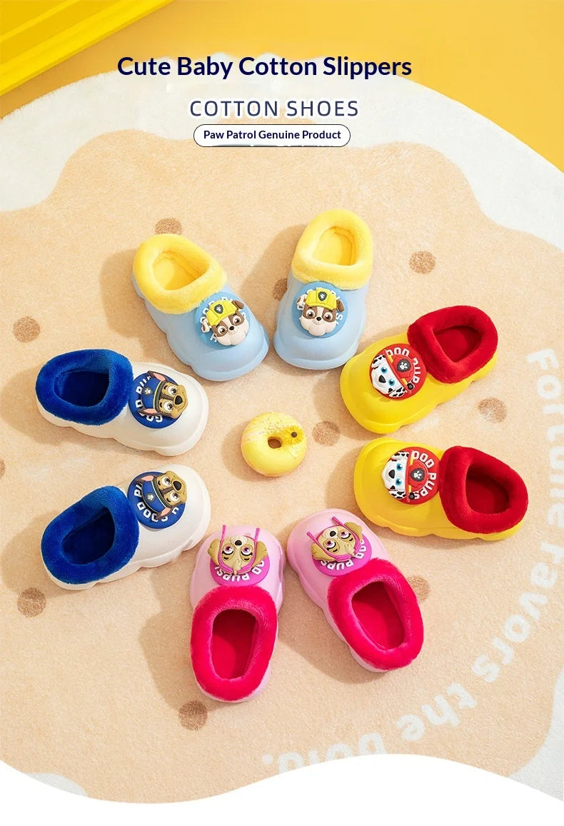 Genuine PAW Patrol Warm Slippers With 3D Character