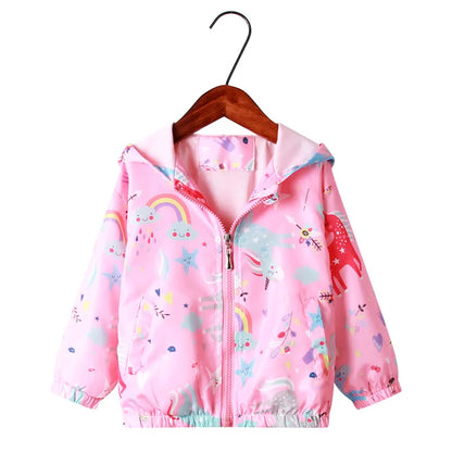 Lovely Cartoons Girls Jacket