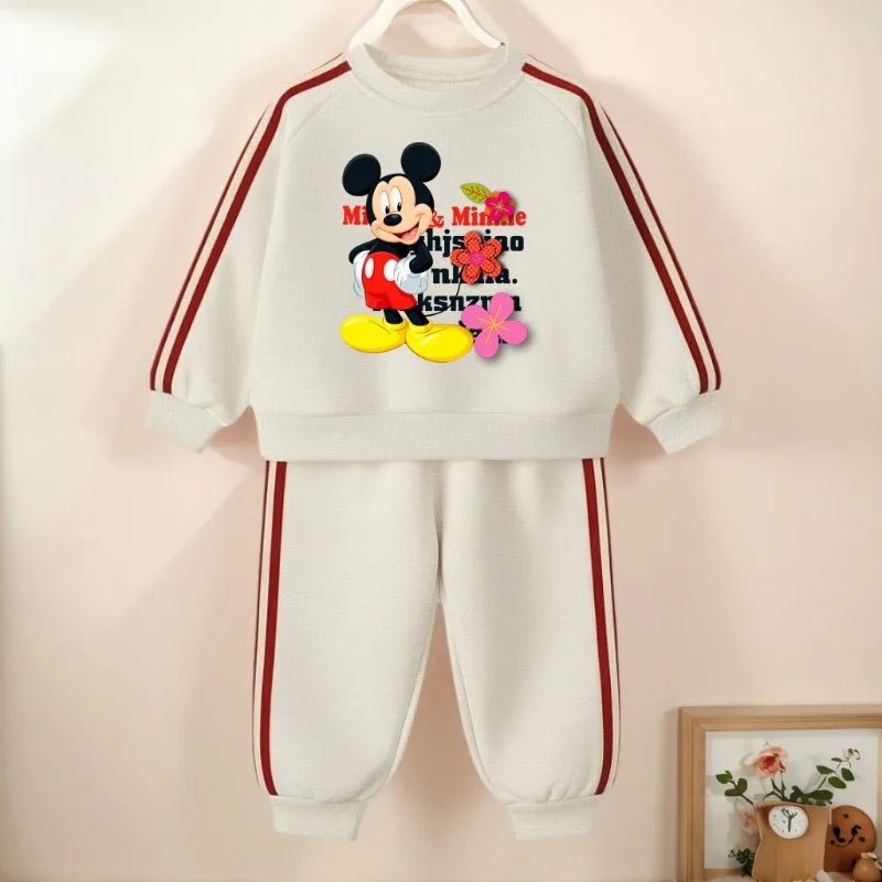 Cotton Sweatshirt and Pants Set
