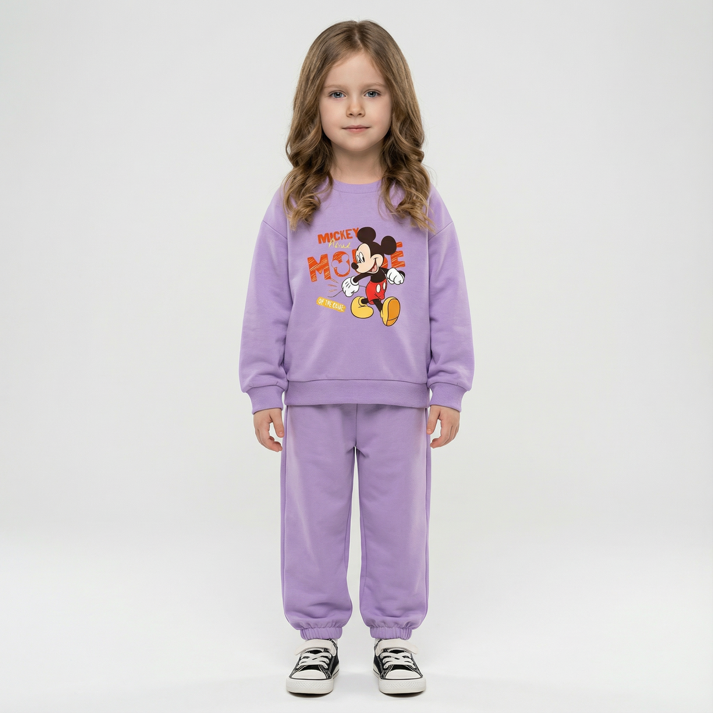 Cotton Sweatshirt and Pants Set
