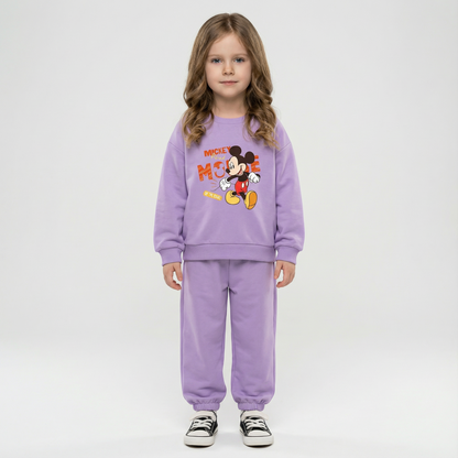 Cotton Sweatshirt and Pants Set