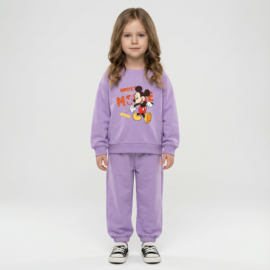 Cotton Sweatshirt and Pants Set