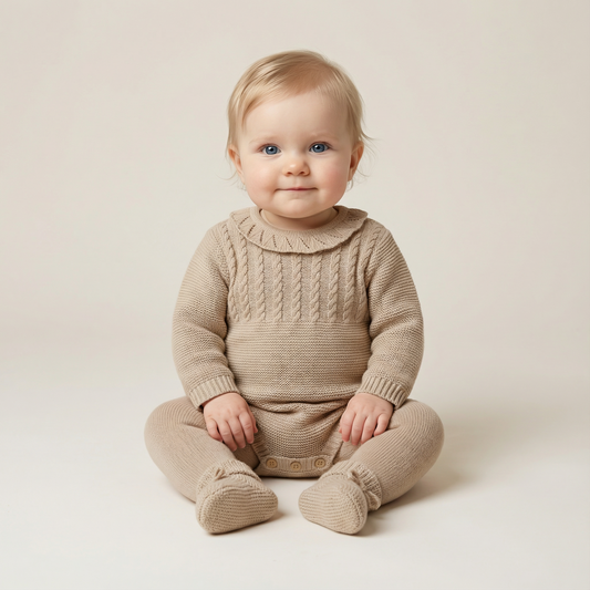 Cozy Knitted Overalls