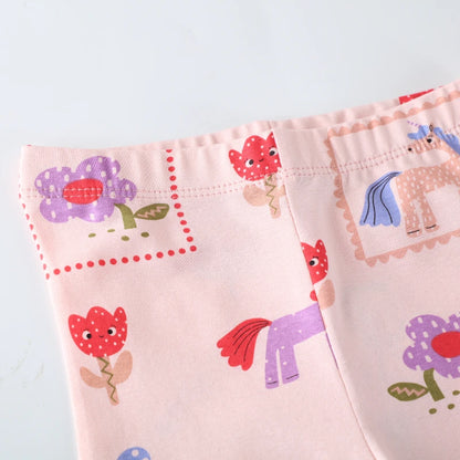 Soft Cotton With Playful Design Leggings