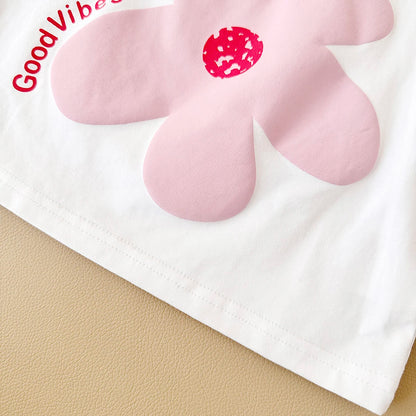 Cartoon T-Shirt and Shorts Set