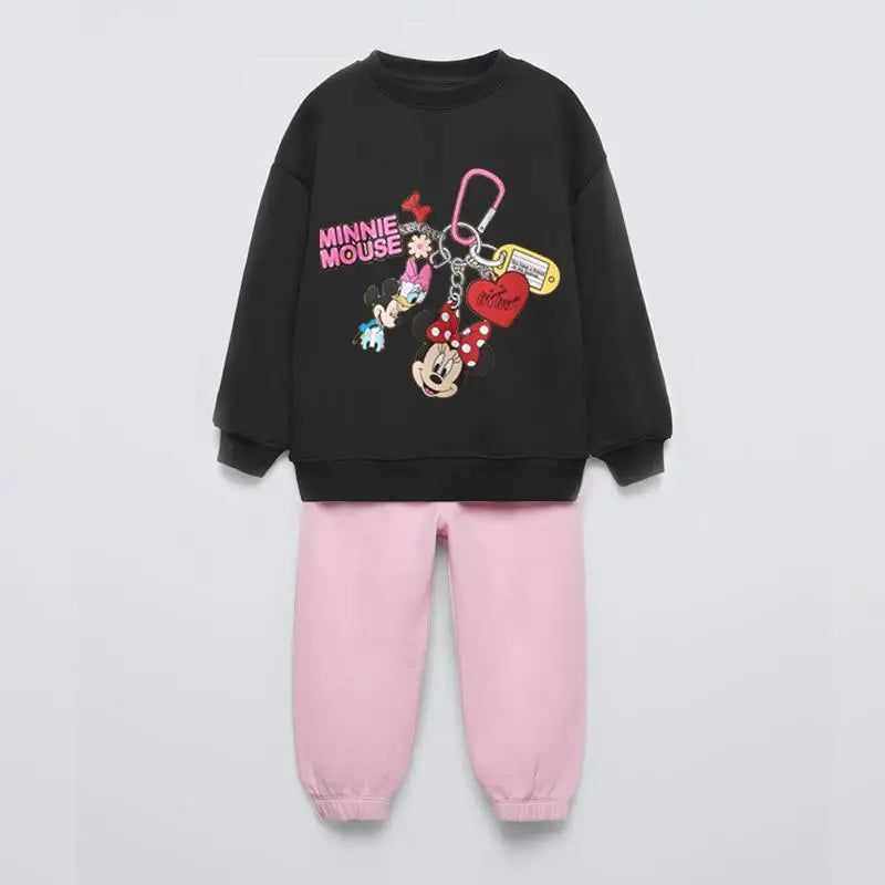 Cotton Sweatshirt and Pants Set
