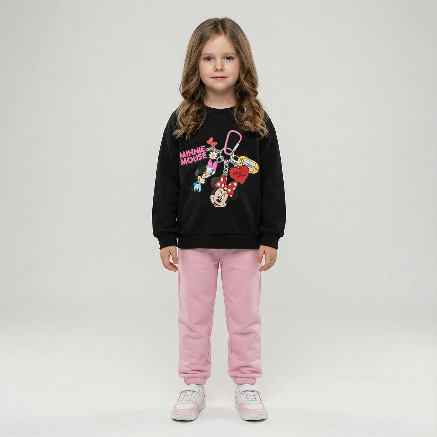 Cotton Sweatshirt and Pants Set