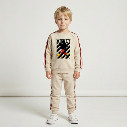 Cotton Sweatshirt and Pants Set