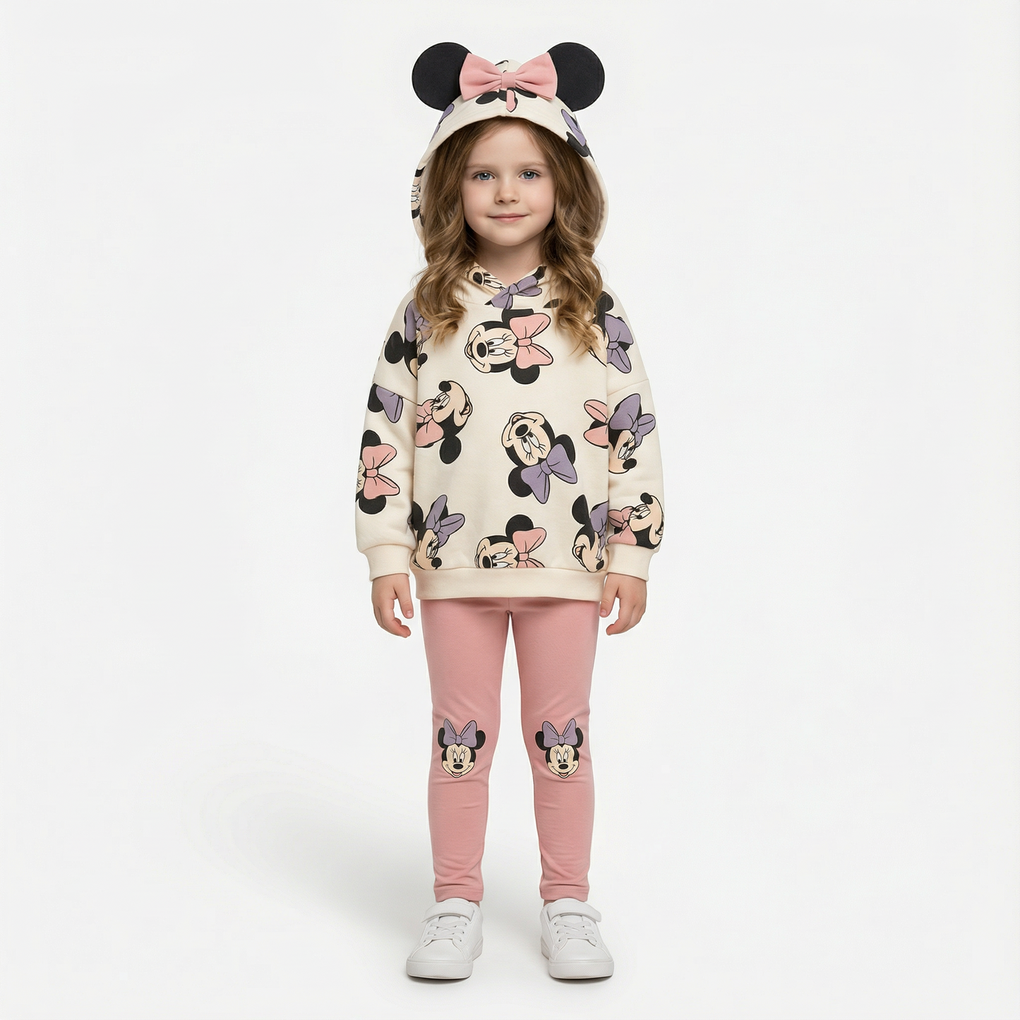 Cotton Sweatshirt and Pants Set