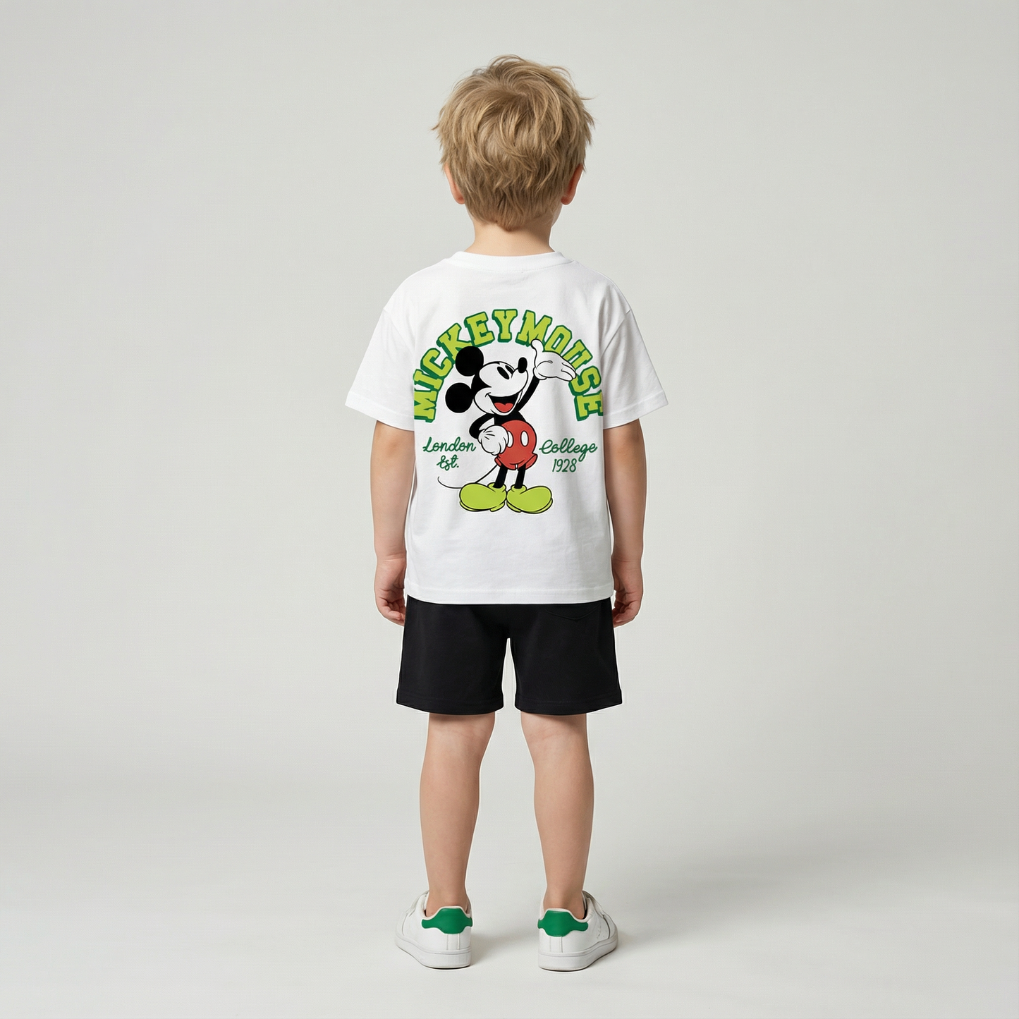 Cartoon T-Shirt and Shorts Set