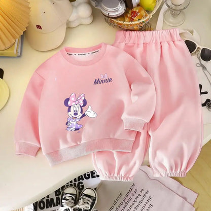 Cotton Sweatshirt and Pants Set