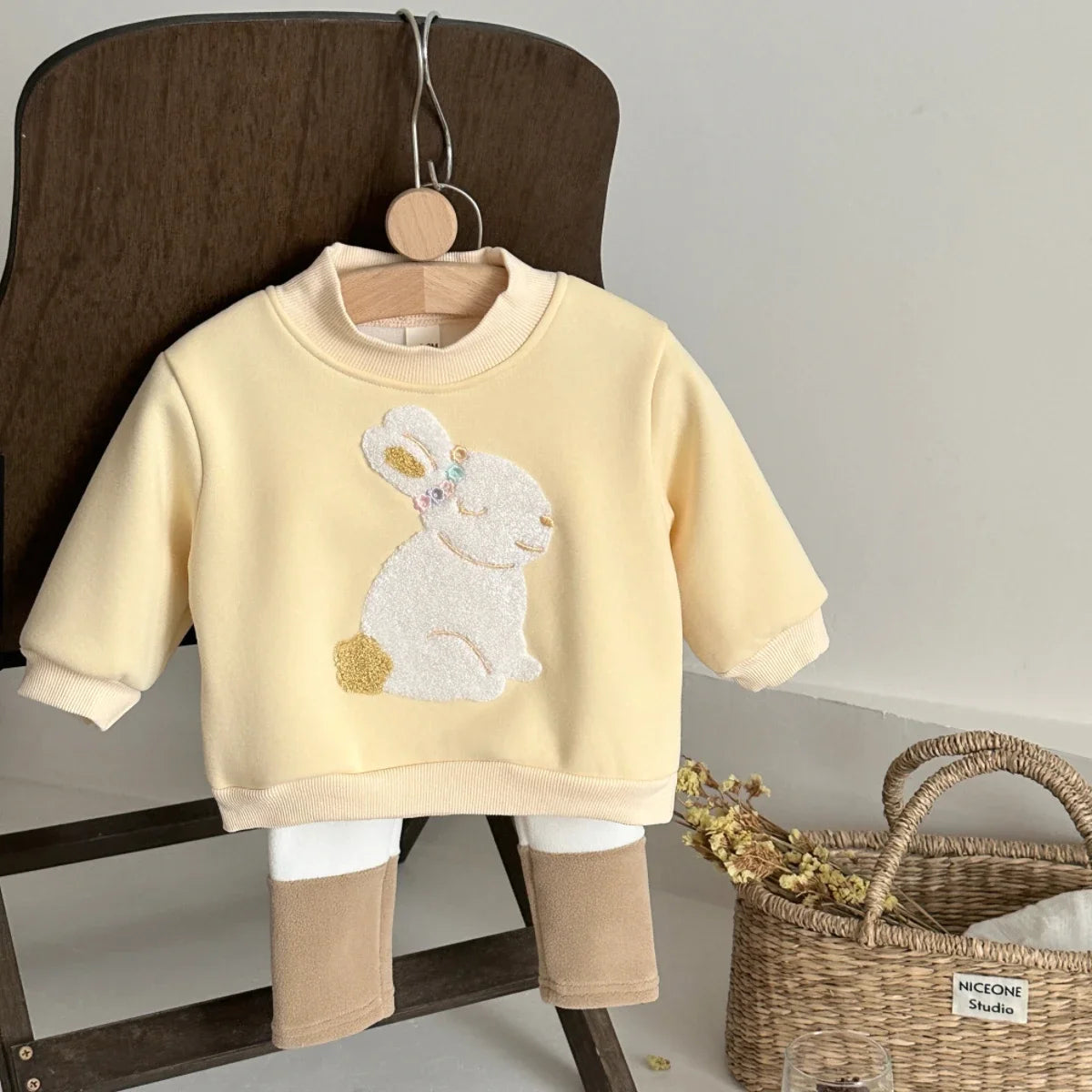 Cozy Two-Piece Outfit Set – Soft Top & Matching Bottoms