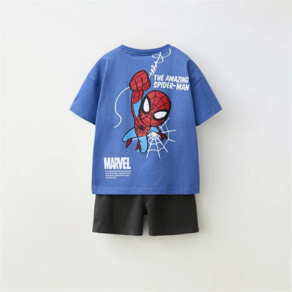 Cartoon T-Shirt and Shorts Set