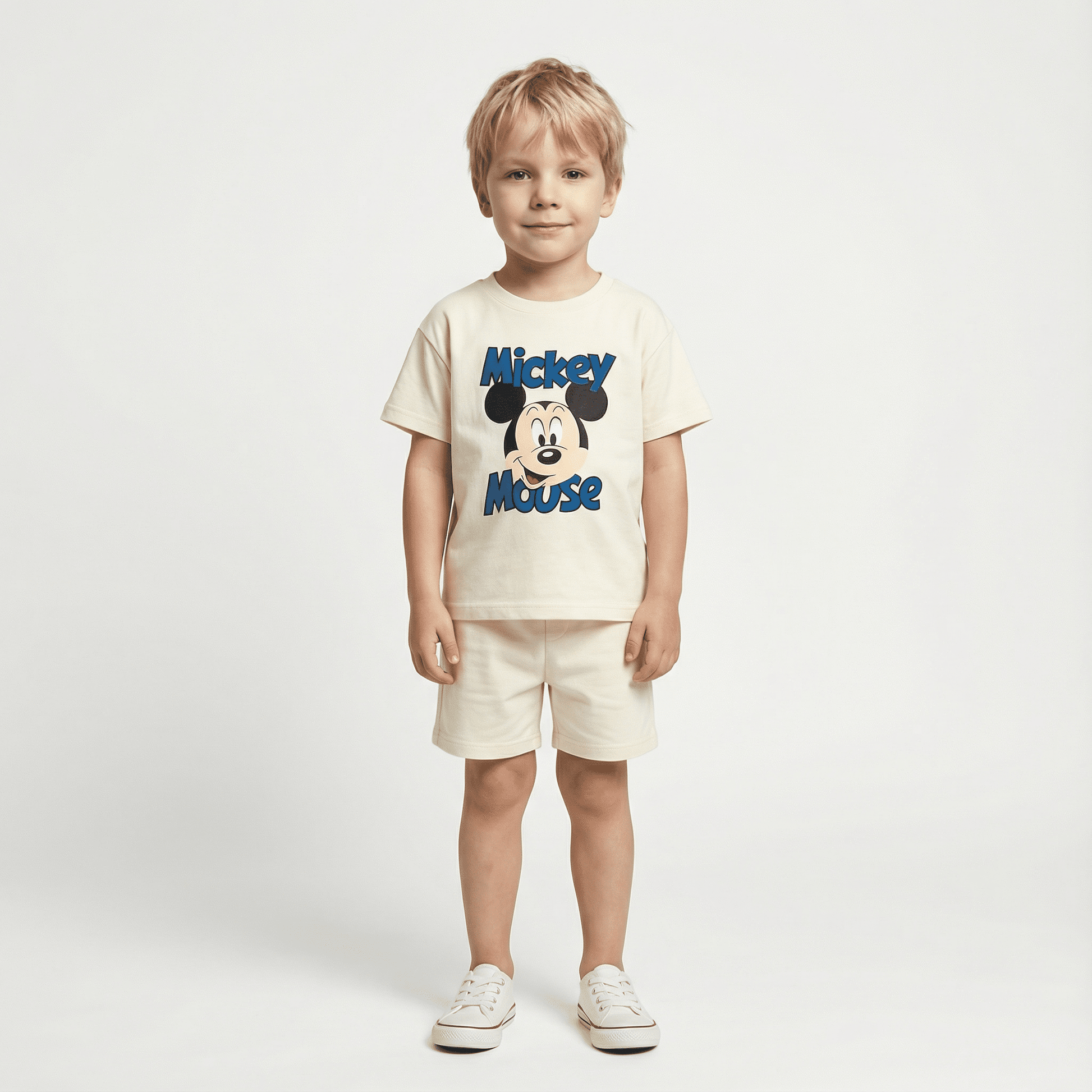 Children's Cartoon T-Shirt and Shorts Set - Ewapi