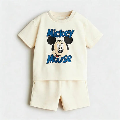 Children's Cartoon T-Shirt and Shorts Set - Ewapi