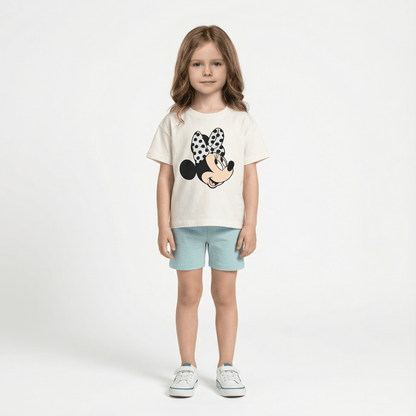 Children's Cartoon T-Shirt and Shorts Set - Ewapi