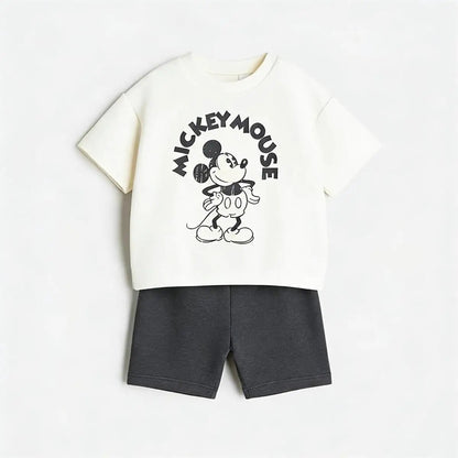 Children's Cartoon T-Shirt and Shorts Set - Ewapi