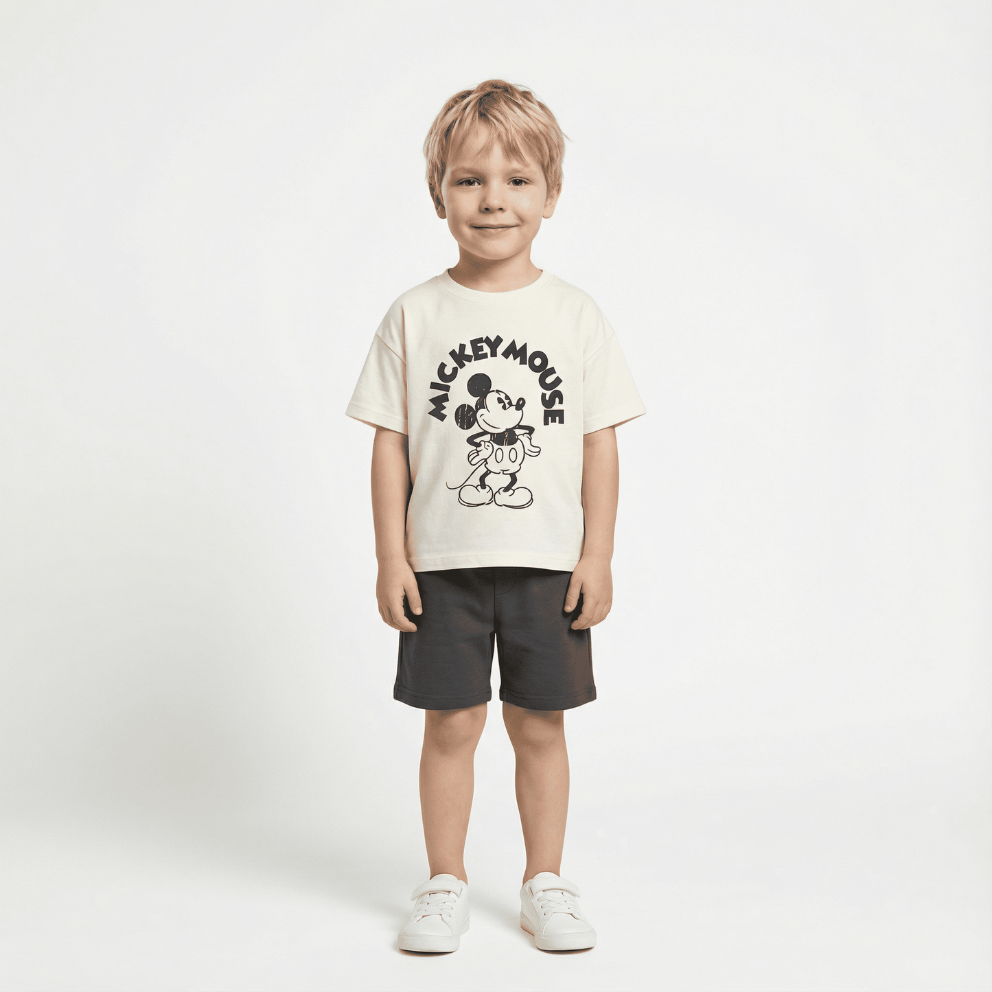 Children's Cartoon T-Shirt and Shorts Set - Ewapi