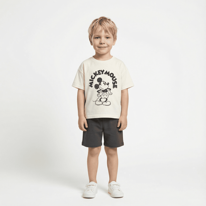 Children's Cartoon T-Shirt and Shorts Set - Ewapi
