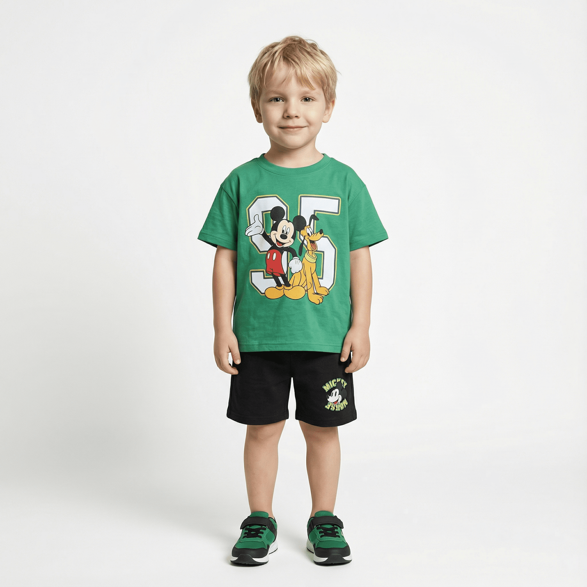 Children's Cartoon T-Shirt and Shorts Set - Ewapi
