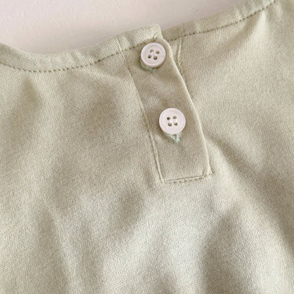 Children's Cotton Lapel Cherry Sweatshirt & Elastic Pants Set - Ewapi