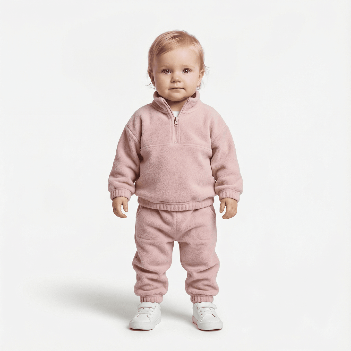 Children's Cozy Two - Piece Outfit Set – Soft Top & Matching Bottoms - Ewapi